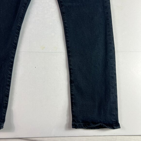 AGOLDE Jean Women's 27x26* Toni Mid Rise Straight Crop Black Faded Denim Tag 26 - Picture 3 of 16